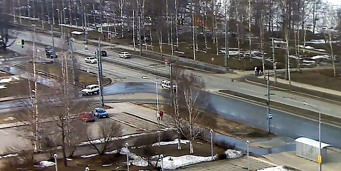 На пешеходном переходе рядом с Варкауса и Московской заработал светофор