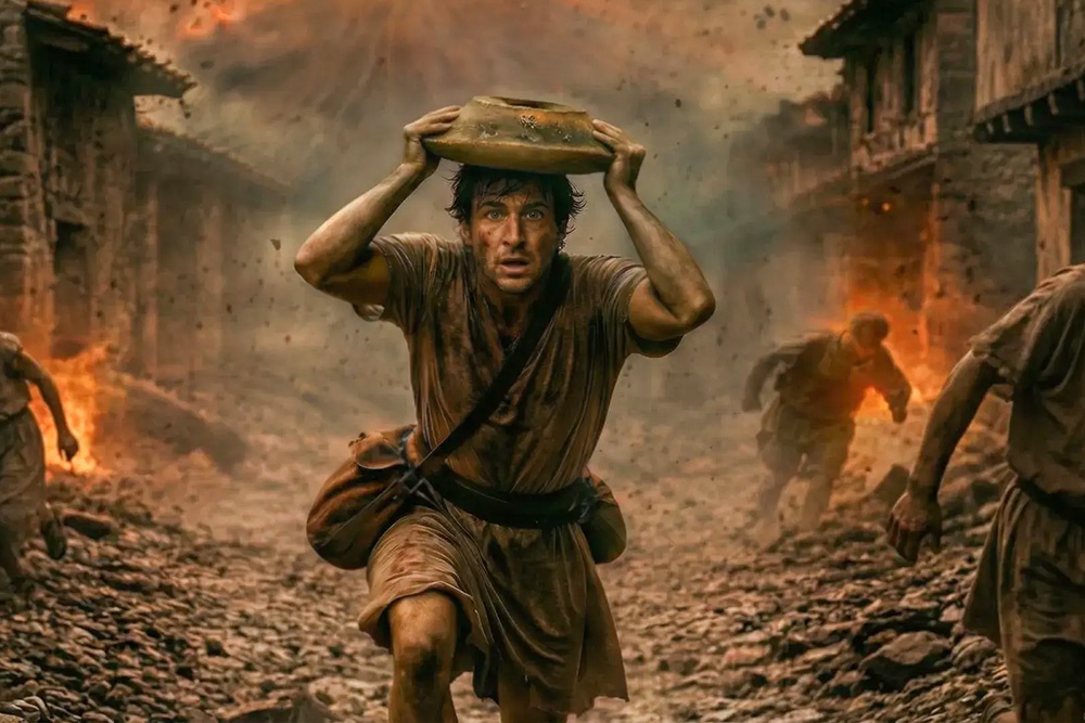 В Италии с помощью ИИ воссоздали последние мгновения жителя Помпеи