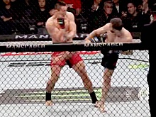 Россиянин Салихов жестко нокаутировал китайца ударом ноги на турнире UFC