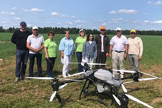 В Калужской области используют дроны для отслеживания состояния сельхозугодий