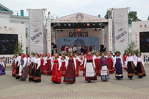 В Татарстане в селе Никольское отметили русский праздник "Каравон"