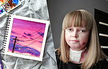 Прикосновение – боль: девочка-бабочка из Свободного рисует картины