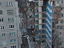 Разрушения дома в Магнитогорске показали с воздуха