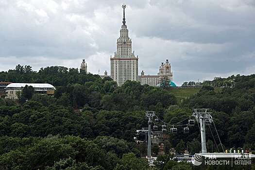 Канатную дорогу в Лужниках запустят до конца года