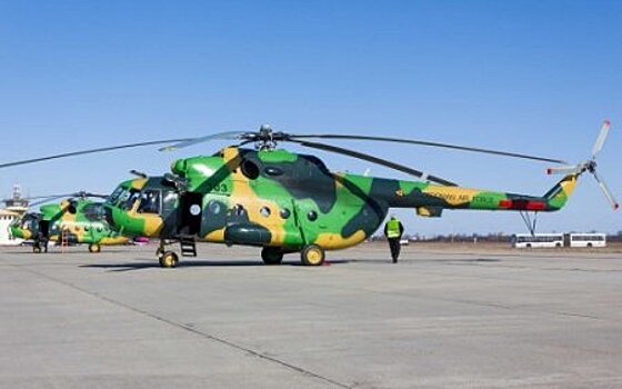 Транспортные Ми-17 вернулись в Македонию после ремонта