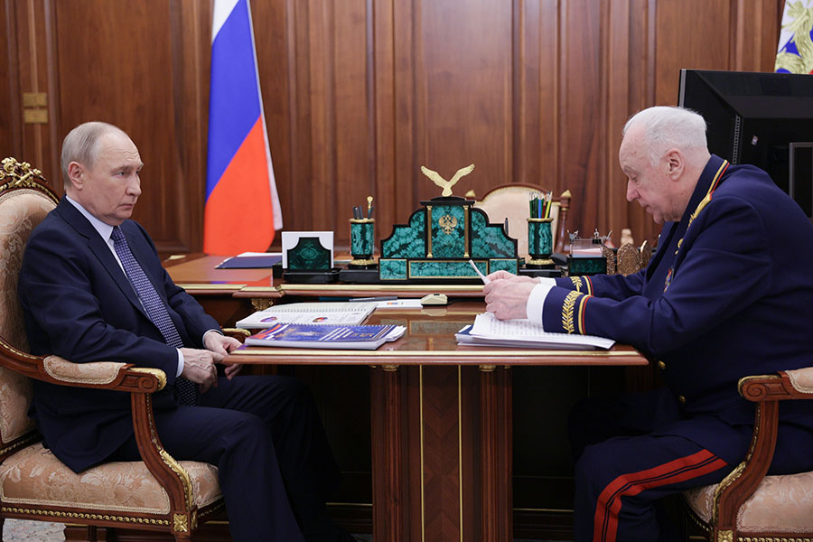 Бастрыкин в Кремле доложил Путину о работе Следственного комитета