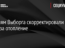 Жителям Выборга скорректировали счета за отопление