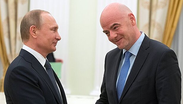 Путин встретится с президентом ФИФА