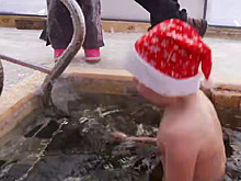 В Благовещенске открыли центр закаливания на пляже «Пограничный»