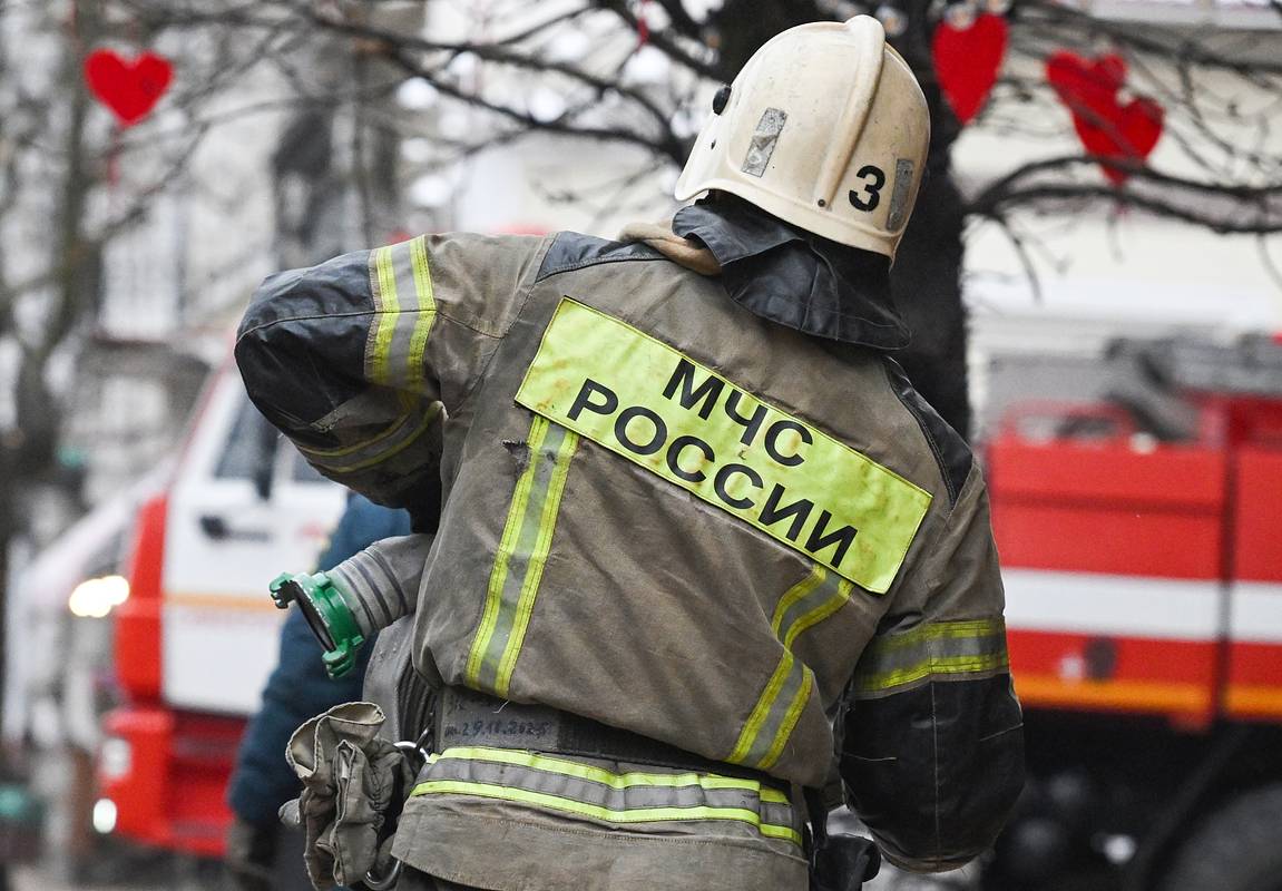 Мощный пожар начался в Дагестане