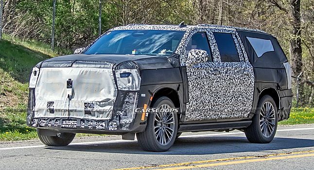 Новый Cadillac Escalade V вышел на тесты с мощным двигателем V8 с наддувом