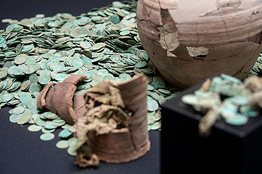 В Германии нашли крупнейший клад средневековых монет