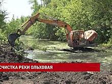 В Кашарском районе стартовал очередной этап работ по очистке реки Ольховая
