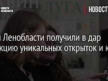 Уникальную коллекцию ретро открыток передали музеям Ленобласти