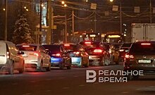 На дорогах Казани наблюдаются 8-балльные пробки