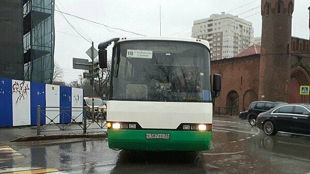 Власти оценят популярность вечерних рейсов 110 автобуса, отмена которых возмутила жителей посёлков под Калининградом