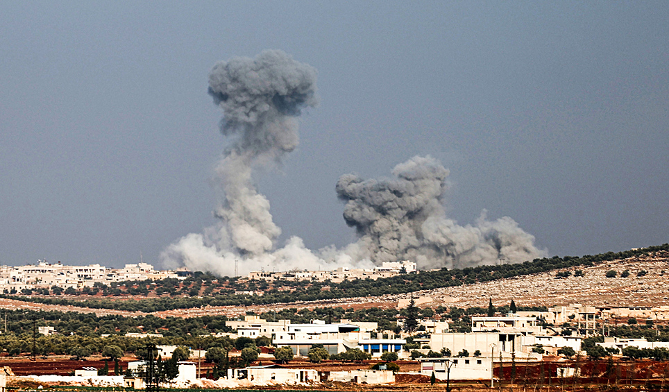 Авиаудары Израеля по пригородам Дамаска