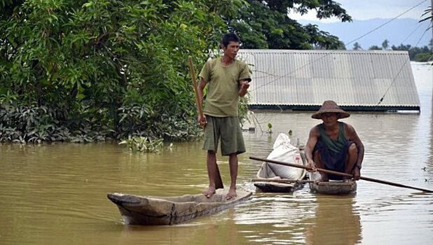 Более ста человек погибли в результате наводнения в Мьянме