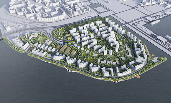 На намыве Васильевского острова планируют построить новый жилой комплекс