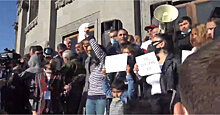 Более 60 человек задержаны на митинге в Ереване