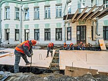 Капитальный ремонт продолжается в помещении Московского театра Олега Табакова