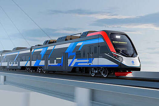 "Трансмашхолдинг" показал дизайн первого водородного поезда