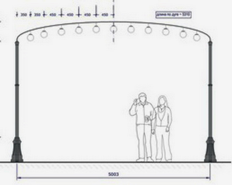 На улице Чичерина построят «световой коридор»