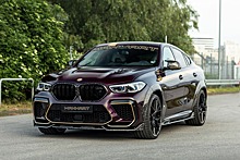 BMW X6 M украсили эксклюзивным обвесом из карбона с настоящим золотом