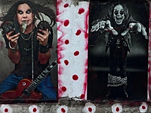 В сквере Виктора Цоя в Петербурге появились граффити с Оззи Осборном