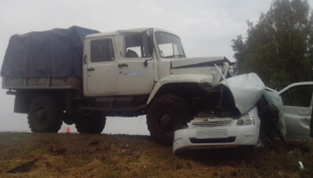 Женщина и трехмесячный ребенок погибли в аварии под Тамбовом. Видео