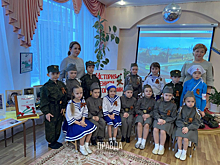 Музей военной фотографии открылся в нижегородском детском саду: смотрим, как правнуки победителей вспоминали фронтовиков