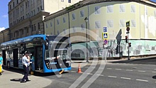 Автобус сбил велосипедиста в центре Москвы
