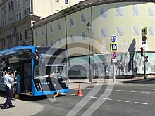 Автобус сбил велосипедиста в центре Москвы