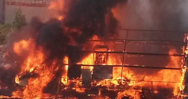 Газель взорвалась на мкаде