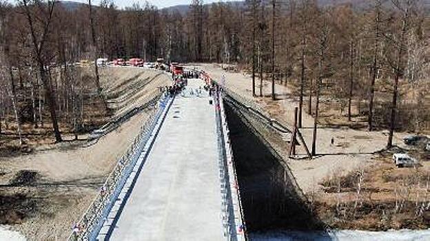 В Туве открыли для движения новый мост через Енисей