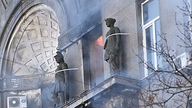 Зеленский объявил траур после пожара в Одессе