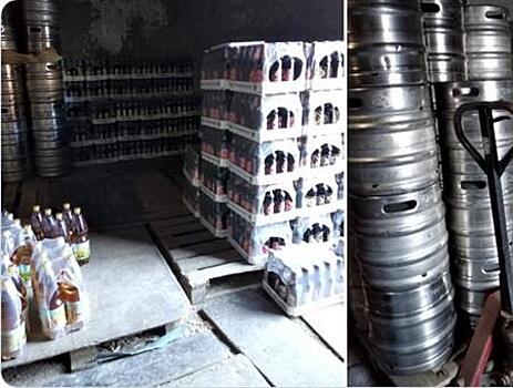 В Самаре нашли подпольный склад с 16 тыс. литров пива