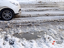 На правом берегу Оби в Новосибирске затопило дорогу: движение перекрыто