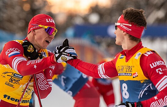 Российские лыжники выиграли командный зачет «Тур де Ски»