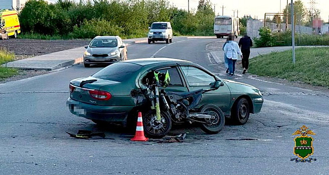 16-летний мотоциклист попал в больницу после ДТП в Калуге