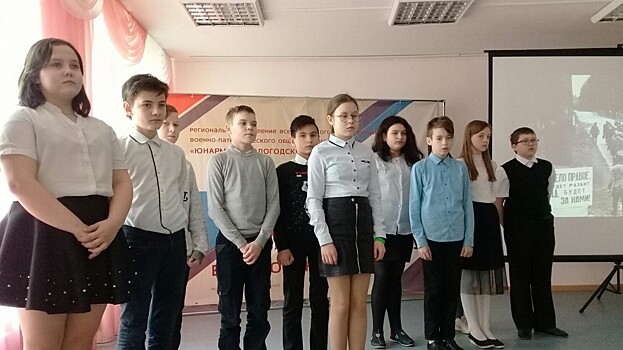 В Майской средней школе им. А. К. Панкратова отметили день рождения Героя Советского Союза