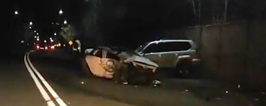 Пьяный тувинец на джипе устроил аварию и попытался скрыться