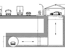 Гараж, соединенный с подземным тоннелем: новый проект The Boring Company
