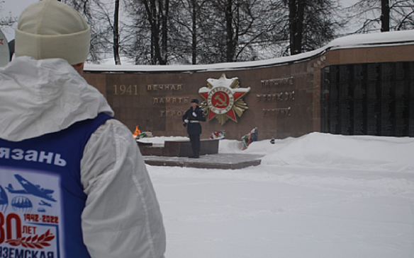 Рязанские курсанты-десантники прошли Подольск в рамках Вяземского похода