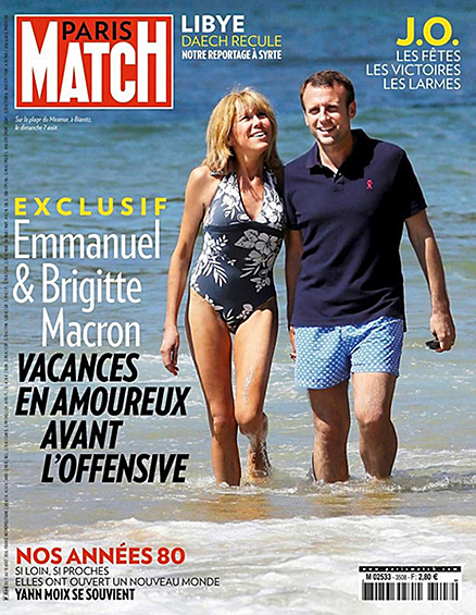 Бриджит и Эммануэль на обложке Paris Match