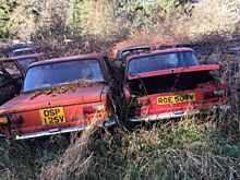 Житель Великобритании обнаружил автомобильную свалку, на которой собрано много отечественных Lada