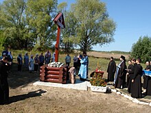В Ермишинском районе освятили поклонный крест в память о преподобном игумене Назарии Валаамском