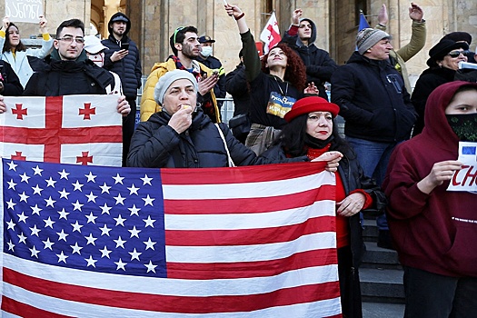 Грузинский политик Гиоргадзе: США спровоцировали протесты в Тбилиси для смены власти