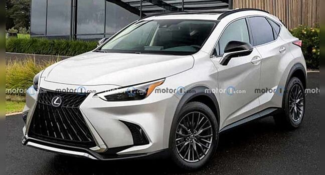 Lexus NX нового поколения показали на рендерах