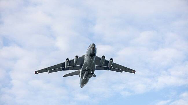 Военный грузовой самолет Ил-76 разбился в Африке